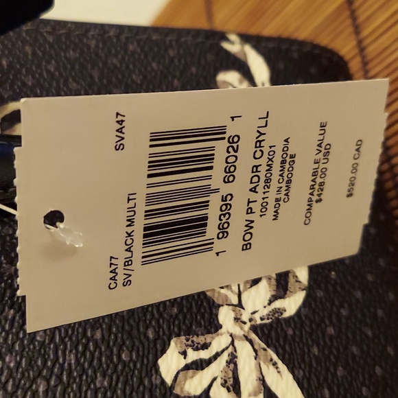 NWT COACH ANDREA CARYALL BAG WITH BOW - Picture 5 of 12